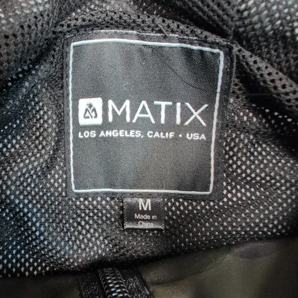 Matix Jacket Mens M Green Camo‎ Hood Windbreaker Zip Up Hunting Pockets Casual